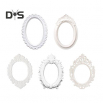 5 tk Reljeefne kleebis Retro stiilis &otilde;&otilde;nes disain scrapbooking tarvikute raamid DIY pitsi meisterdamise komplekt pildiraam A