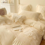Princess Wind Butterfly pits, suur pits, pestud puuvillane voodipesu, kahekordne neljaosaline komplekt 1.2m bed