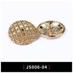 Gold Hollow Pearl Metal Button - meeste s&auml;rk kampsun Tuulejope Dekoratiivne jope kost&uuml;&uuml;m mantel - naiste &uuml;mmargune.