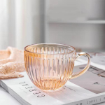 Merevaigust klaasist kohvitassi taldrik kaheosaline komplekt kruus Veetass kohvitass piimatass hommikus&ouml;&ouml;gitass p&auml;rastl&otilde;unatee