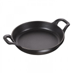 STAUB - Plat Rond Empilable, 16 cm, Fonte, Noir