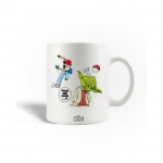 Mug Maniacase en C&eacute;ramique Blanc Yoda and Ash Ketchum Star Wars Pok&eacute;mon