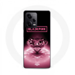 Coque Maniacase pour Xiaomi Redmi Note 12 Pro 5G blackpink diamond noir et rose