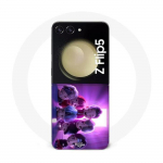 Coque Maniacase pour Samsung Galaxy Z Flip5 bts groupe animation kpop