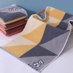 Puuvillane r&auml;tik l&otilde;ngaga v&auml;rvitud Jacquard Cartoon Bear paksendatud pehme imav t&auml;iskasvanutele m&otilde;eldud n&auml;opesuvahend majapidamises kasutatava n&auml;or&auml;tiku kingitus 33*73cm