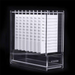 Lashes Display Box Eyelash Storage 8 Grids Easy to Clean Holder Lash Container