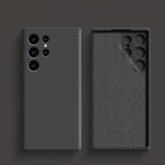 Vedelas silikoonist p&otilde;rutuskindel &uuml;mbris Samsung Galaxy S24 S23 S22 S21 Ultra A54 A34 A14 A53 A52 tarvikutele armas pehme tagakaas For Samsung S21 must