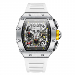 Moodne multifunktsionaalne t&auml;isautomaatne mehaaniline meeste k&auml;ekell, veekindel lint meestele