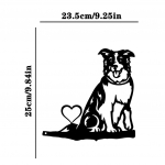 1 tk Koer oksal terassiluett metallist sein Art: Ideaalne sise&otilde;ue kaunistamine s&uuml;nnip&auml;evaks beež