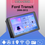 Autoraadio Android Auto Carplay Ford Transitile 2006-2013 Multimeediapleier Peaseade Stereo GPS-navigatsioon BT WIFI 1+16GB 1+16GB blue