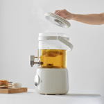 220V 2.8L Telkimine Puuviljavein ja Lilletee &Auml;mber P&uuml;siva Temperatuuriga Tervisepott Veekeetja Dosaator 220V valge