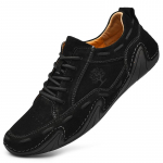 Meeste tossud jalatsid meestele 2024 vabaaja vulkaniseeritud jalatsid &otilde;ues, kerged paelad, mood Pu-nahast mood Tennis Zapatillad 38 must