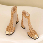 Naiste poolsaapad S&uuml;gises uued &uuml;mara peaga v&otilde;rgust &otilde;&otilde;nes hingav metallpea Mood madala kontsaga lahedad saapad 36