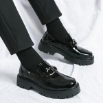 MoodMehed Oxford kingad paeltega Nahast Meeste Vabaaja Meeste Kingad v&auml;litingimustes mood Formaalne Loafer &Auml;ri Kontor mehed Formaalne T&ouml;&ouml;kingad 6.5 must