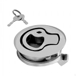 Floor Lock Marine Boat Easy to Install Noiselessly Cabinet Door Hardware Round Pull Latch
