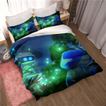 ASTRO BOT Armas multifilmi voodipesukomplekt Tekikomplekt, &uuml;heinimesevoodi King-size voodikomplekt t&auml;iskasvanutele lastele Magamistoa tekikott padjap&uuml;&uuml;r 210x210cm 3pcs