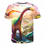 Laste Poiste T&uuml;drukute Dinosaurus T-s&auml;rgid 3D Prinditud Joonisfilm Jurassic World Dinosaurus T-s&auml;rk Laste S&uuml;nnip&auml;evakingitus T-s&auml;rgid Beebiriided 150
