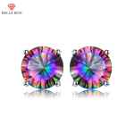 BELLA BOX Euroopa ja Ameerika &Uuml;hendriigid Must v&auml;rvilised &uuml;he teemandiga naiste k&otilde;rvar&otilde;ngad Lihtsad moeehted t&uuml;druks&otilde;brale s&uuml;nnip&auml;evakingiks must