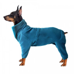 Koera talvemantel Pehme fliisist pullover Riided Soojad k&uuml;lma ilmaga koerajakk 4 jalaga hubane Onesie kombinesoon v&auml;ikestele ja keskmistele suurtele koertele 32-39kg