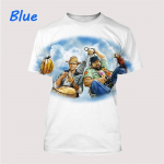 Uusim Bud Spencer Terence Hill 3D-tr&uuml;kiga topp Harajuku O-kaelusega T-s&auml;rk Vabaaja l&uuml;hikeste varrukatega moes T-s&auml;rk Suvine meeste riietus M