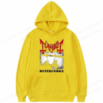 R&auml;ppar Mayhem Deathrush Huppar Naistele Unisex Moodne Huppar Dressipluus Street Hip Hop Kapuutsiga Pullover L must