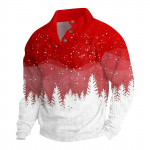 Meeste j&otilde;ulupuuvillane pikkade varrukatega pullover v&auml;lis&auml;rk vintage n&ouml;&ouml;pkinnisega p&uuml;stkraega korduroys&auml;rk vabaaja pusa j&otilde;ulutr&uuml;kiga topp M valge