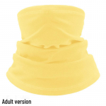 Winter Plus Velvet Unisex Magic Sall: Fliisist kaela soojendaja ja rattamask Adult; One Size sidrunikollane v&auml;rv