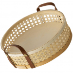 Lauaarvuti rotangist korv S&auml;ilituskorvid Puuviljakonteinerid Bambusest kommid Toidu serveerimine