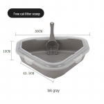 Carver Kolmnurkne Kassiliivakast Deodorandi ja Pritsmekindla Disainiga 50&times;39&times;13cm