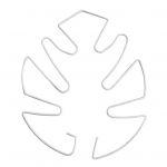 Taime varretugi metallist Monstera klamber Taimetugi taimevarrehoidja Monstera stabilisaatori haaratsihoidja ronimistaimedele S 1pc valge