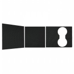 Auto keskkonsooli &uuml;mbriskomplekt Kleebis Armatuurlaud Matt S&uuml;sinikkiust Must Tesla Model 3 jaoks matt must v&auml;rv