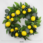 Kunstlik Garland Lemon seinarippuv seinakaunistus