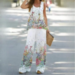 BITCED Naiste prinditud vabaaja kaheosaline p&uuml;ksid elastse v&ouml;&ouml;kohaga naiste &uuml;likond XXXL