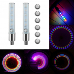 2 LED-v&auml;lklampide rattaventiili komplekti mootoritule rehvi jaoks