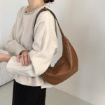 Ehtne Nahast Pelmeenikott Naiste Poolkuu Kujuline Croissant Lamba Nahast Kott Vintage &Otilde;la All K&uuml;ljekott One Size must