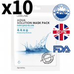 Aqua Solution maski pakett (10 lehte) &ndash; S&uuml;gavniisutavad ja rahustavad n&auml;omaskid