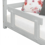 Barri&egrave;re de lit enfant TRUSTY gris clair