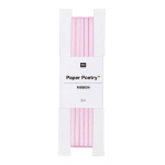 Ruban de satin rose clair 3 m