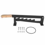 Seinale paigaldatav puul&otilde;hkuja puidu k&otilde;rge s&uuml;sinikusisaldusega terasest k&auml;sitsi k&uuml;ttepuude l&otilde;ikuspalk