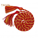 L&otilde;petamise auk&ouml;is riidepuu Paks keerutatud tutiga k&ouml;is 1,7 m pikk, v&auml;rvi blokeeriv tihe kudumine bakalaureuse magistri au k&ouml;is l&otilde;petamiseks kuninglik sinine v&auml;rv