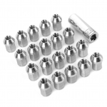20 tk Roostevabast Terasest Ratta Poldid M12x1.5 Keere Universaalsed Auto Tarvikud