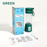 6 teraga USB kaasaskantav mahlapress, mahlapressi mahlatops Automaatne v&auml;ike elektriline mahlapress mahlasegisti lce purustustoiduprotsessor joogiga roheline