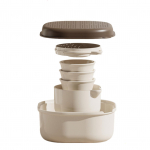 Kaasaskantav Reis Kung Fu Tee Komplekt ABS Teekann Tass Hoiustamine V&auml;ljas Kaasaskantav Teekann ja Teekurn Teetass Teekannikomplekt