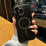 Ultra Thin Matte AG klaasist tagak&uuml;lg Magsafe'i magnet&uuml;mbrisele iPhone 16 15 Plus 14 13 12 11 Pro Max p&otilde;rutuskindel objektiivi kaitsekate iPhone 16 Pro Max must