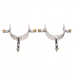 2 tk Hobuse kannused Roostevaba teras L&auml;&auml;ne kauboi kannused P&ouml;&ouml;rleva hammasrattaga Ratsaspordi jaoks