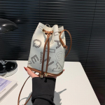 Bucket kott Uus moodne &uuml;he &otilde;laga Crossbody kott Moodne vabaaja kontrastse kirjaga Korea stiilis k&auml;ekott Naiste k&auml;ekott