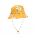 Cartoon Animal Baby Bucket M&uuml;ts Armas dinosauruste mustriga kalameeste m&uuml;ts poisile t&uuml;drukule suvine reguleeritav laia &auml;&auml;rega laste Panama p&auml;ikesek&uuml;barad kollane