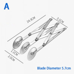 3/5/7 rattaga l&otilde;ikuriga taignajagaja Taignanuga painduv rullteraga pitsataignakoorija roostevabast terasest k&uuml;psetuspanni t&ouml;&ouml;riist