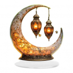 Akr&uuml;&uuml;lkuu lossi ornament 2D lame poolkuu mo&scaron;ee mo&scaron;ee palee lauam&auml;rk Puhkepidu Kodukontor elutuba magamistuba t&ouml;&ouml;laua kaunistus C