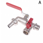 Aiat&ouml;&ouml;riist Tsingisulamist Veekraan 1/2 V&auml;liskeermega ja Sisekeermega Kasutatav Lihtne Sisse/V&auml;lja L&uuml;litus Hoovaga K&auml;epide Kastmine Niisutamine Kraanid Kuulkraan